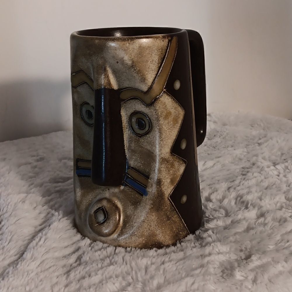 Mara Mexican Art 3D Tribal Face Mug